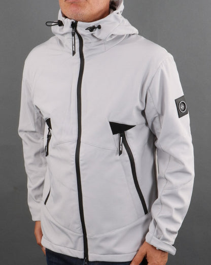 Marshall Artist Softshell-Kapuzenjacke Antarktisgrau
