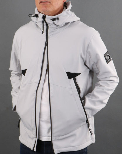 Marshall Artist Softshell-Kapuzenjacke Antarktisgrau
