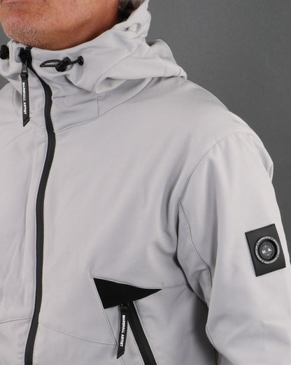 Marshall Artist Softshell-Kapuzenjacke Antarktisgrau