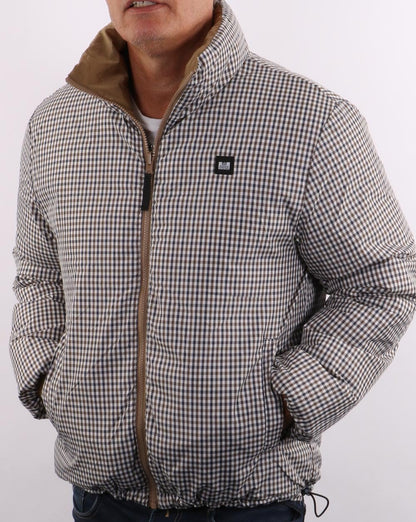 Weekend Offender Wende-Steppjacke, Dunkelsand
