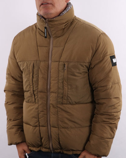 Weekend Offender Wende-Steppjacke, Dunkelsand
