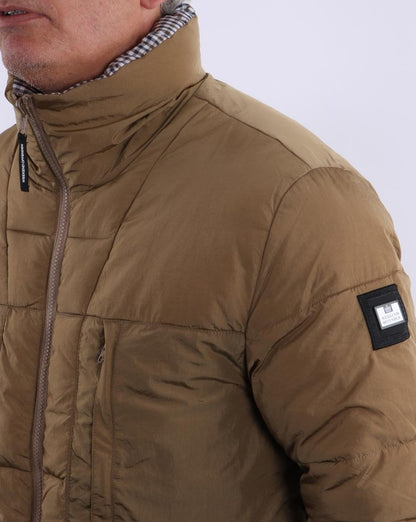 Weekend Offender Wende-Steppjacke, Dunkelsand