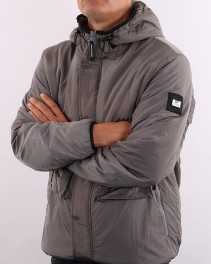 Weekend Offender Garbrndt Kapuzenjacke Metallic Grau