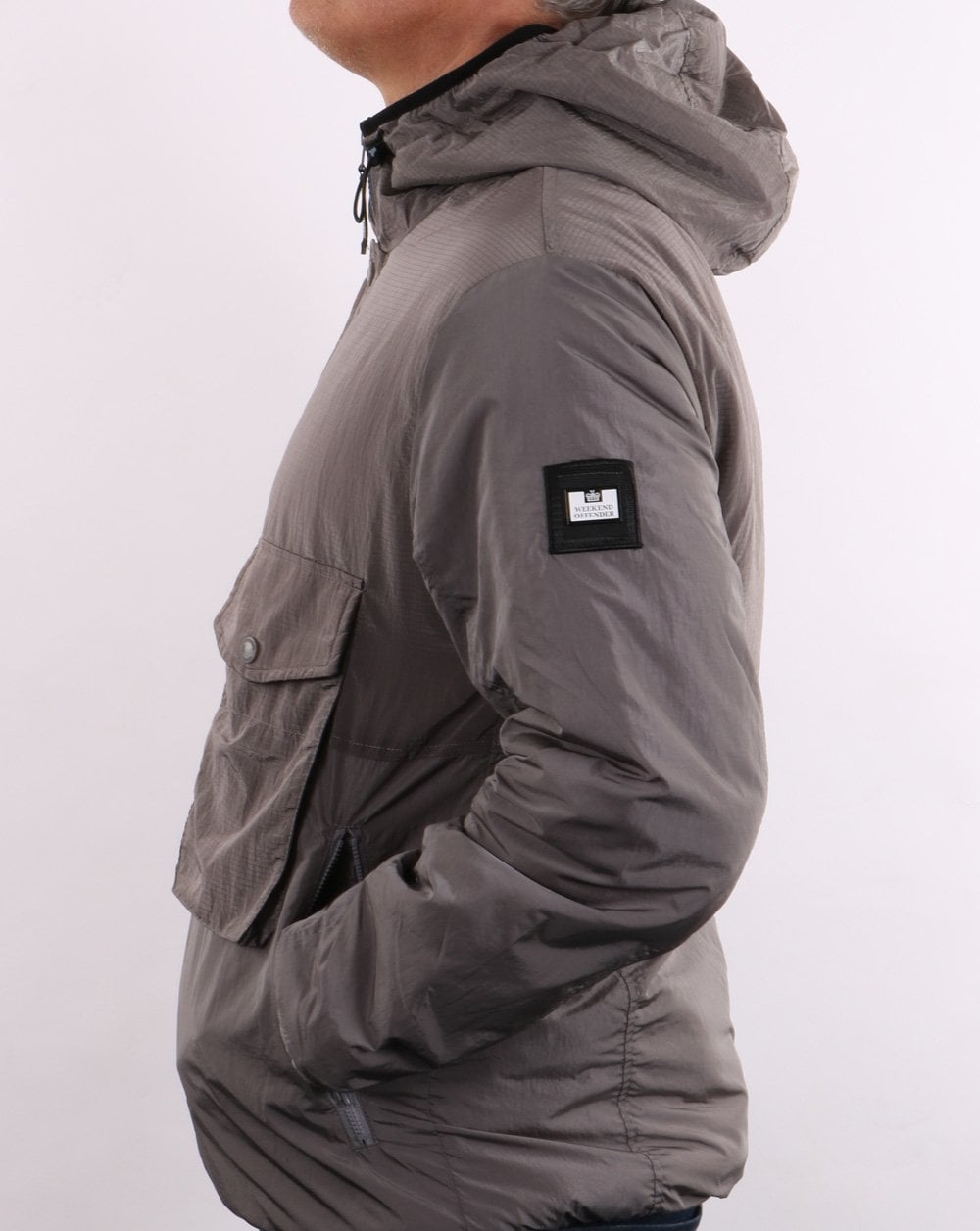 Weekend Offender Garbrndt Kapuzenjacke Metallic Grau