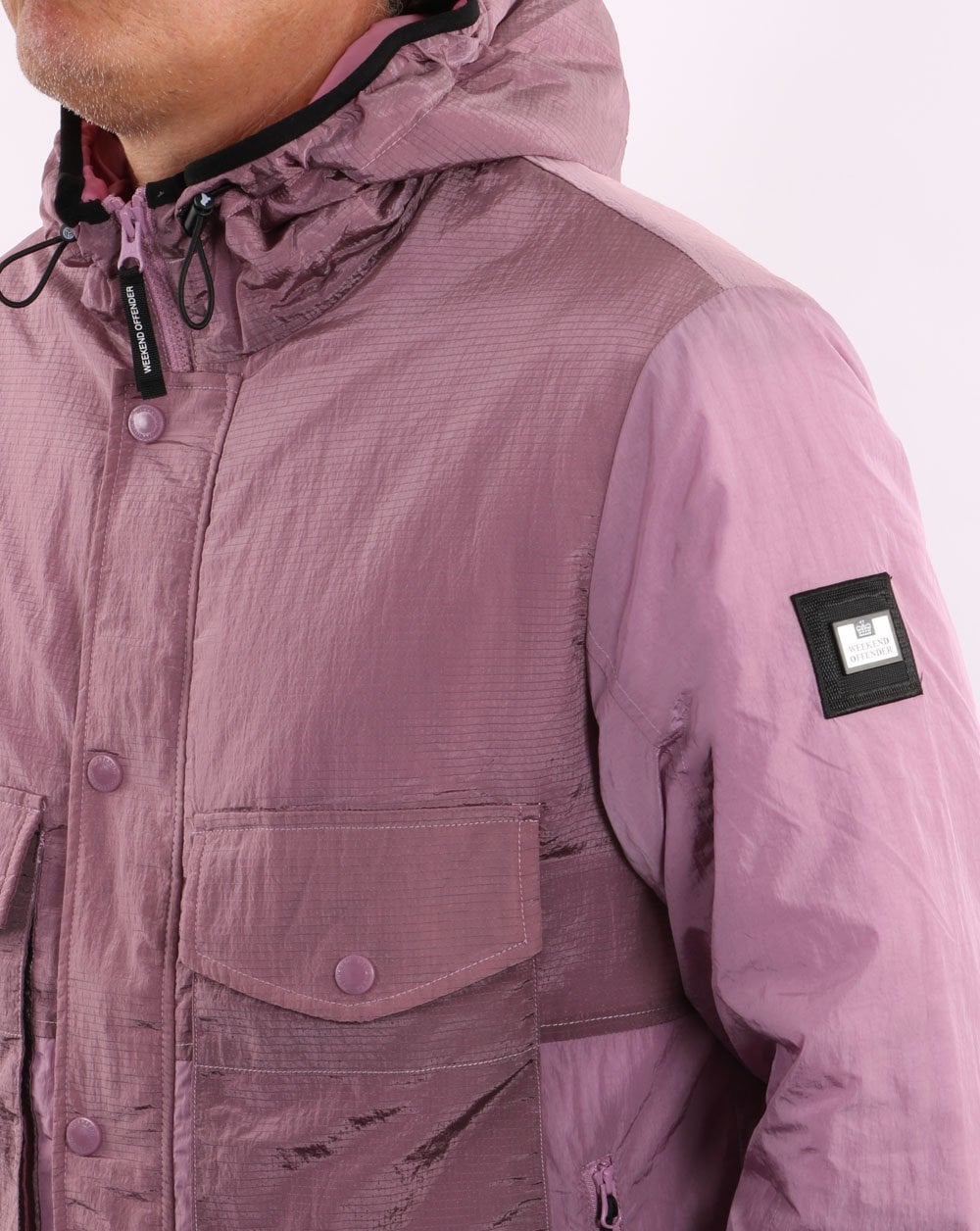 Weekend Offender Garbrndt Kapuzenjacke Lilac Glow