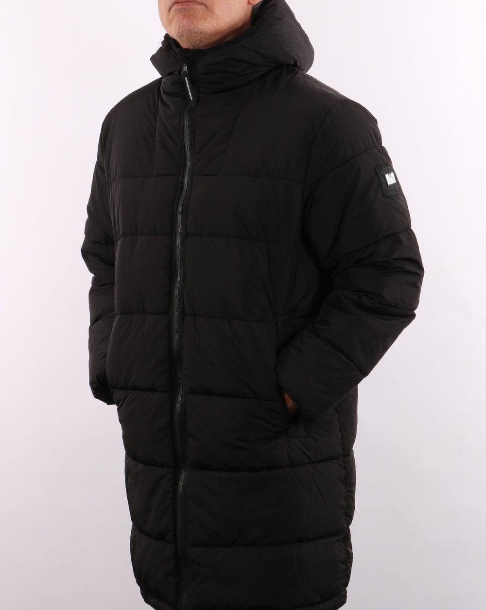 Weekend Offender Quilted Parka Black