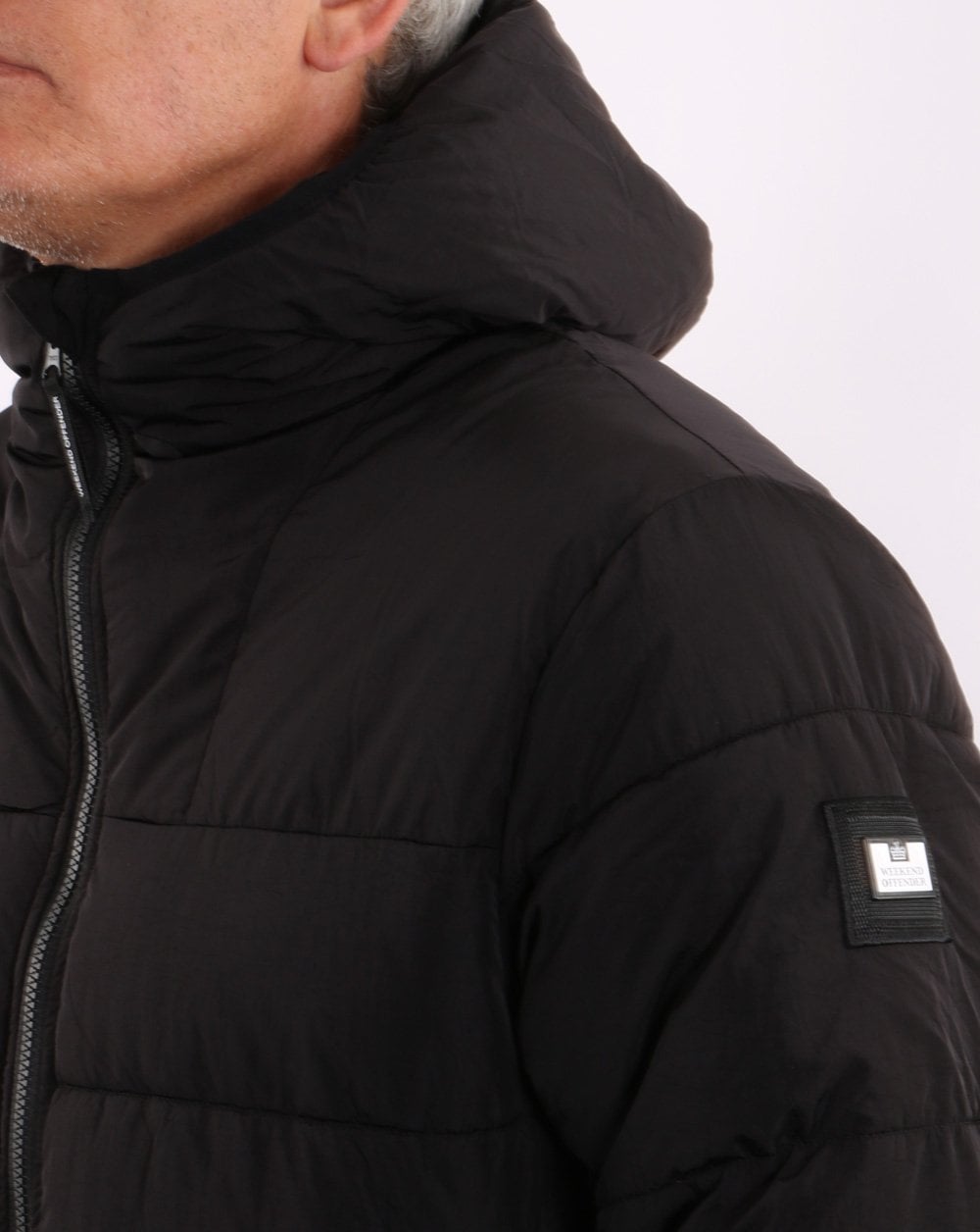 Weekend Offender Steppparka Schwarz