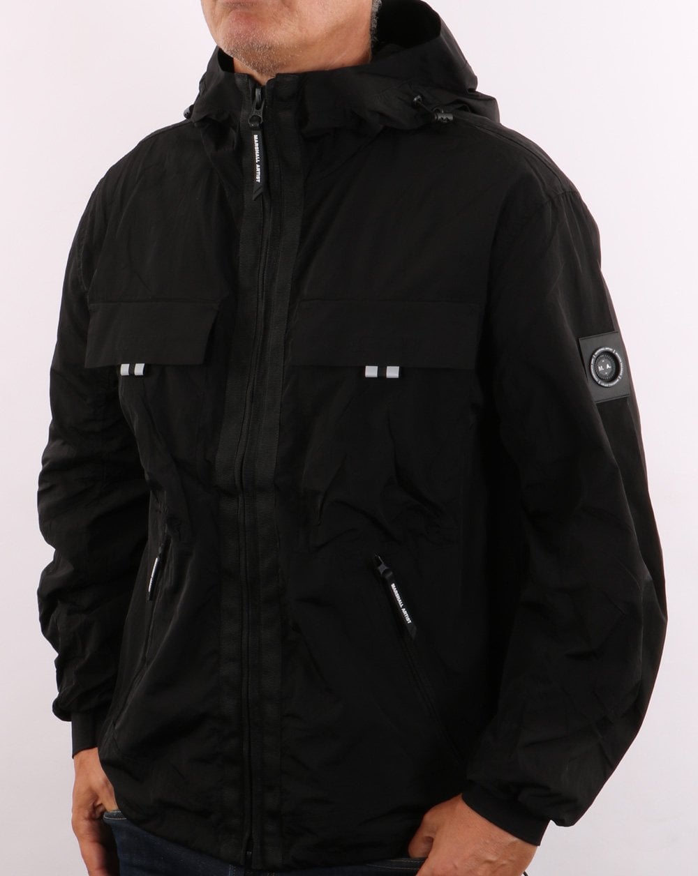 Marshall Artist Molecular Kapuzenjacke Schwarz