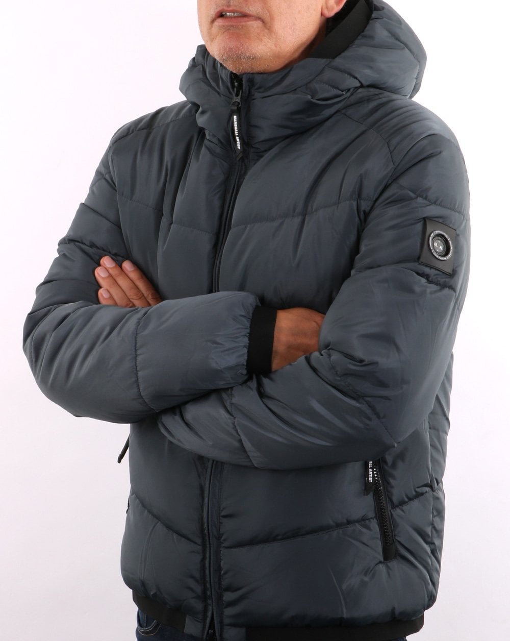 Marshall Artist Paninaro Wattierte Jacke Graphit