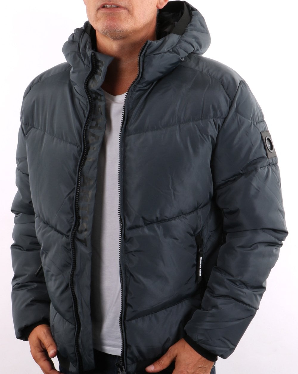 Marshall Artist Paninaro Wattierte Jacke Graphit