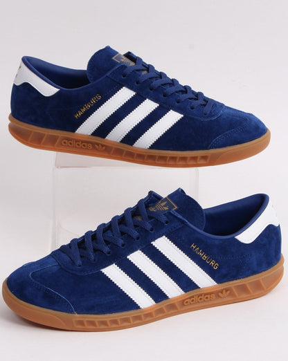 Adidas Hamburg Sneakers Marineblau/Weiß