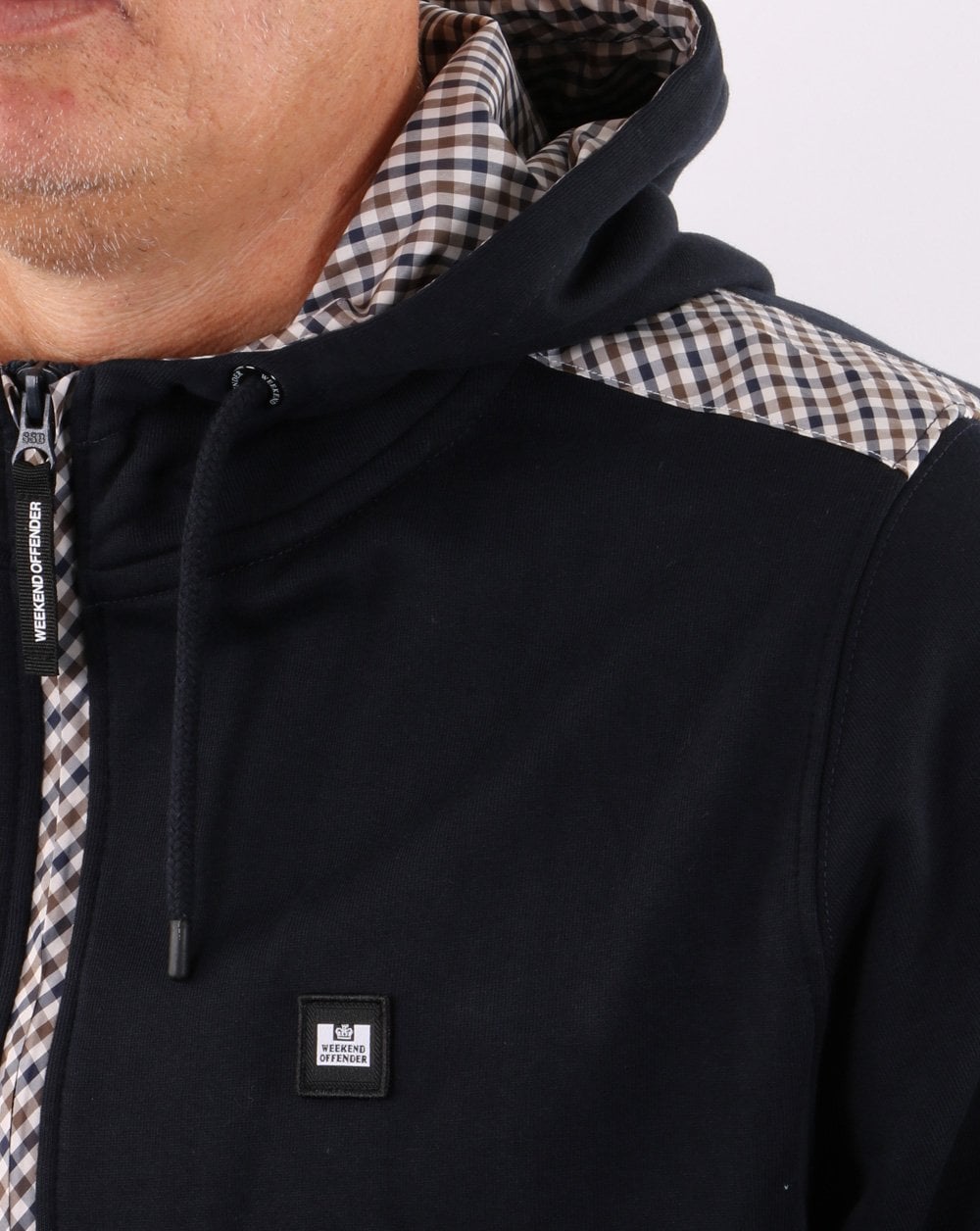 Weekend Offender Dvorak Kapuzenpullover, Marineblau
