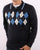 Gabicci Vintage Diamond Knitted Polo Navy