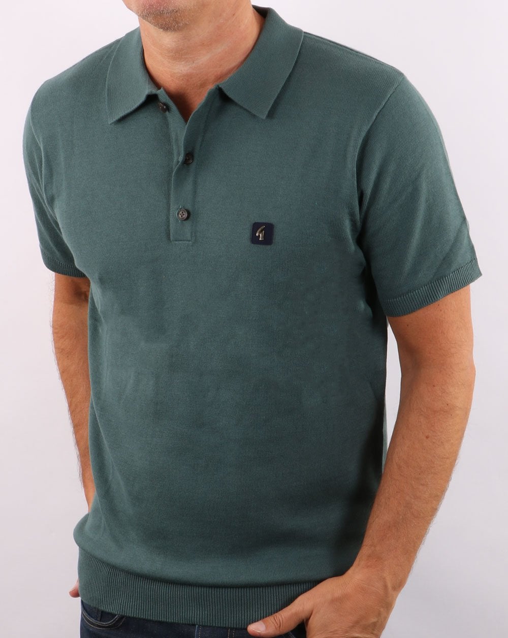 Gabicci Vintage Jackson Polo Blaugrün