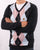 Gabicci Vintage Diamond V-Neck Knit Navy/Sky/Pink