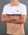 Sergio Tacchini Split Polo Shirt White/Tan/Navy