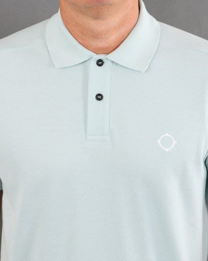 Ma.strum Piqué-Poloshirt Nebelgrün