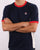 Fila Vintage Warner T Shirt Navy/White