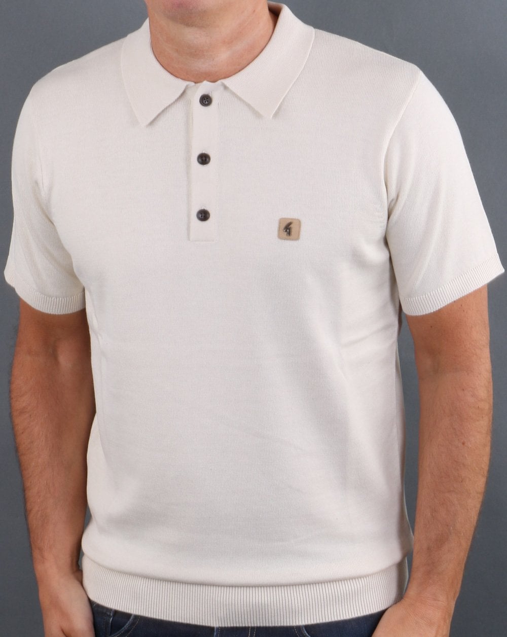 Gabicci Vintage Jackson Polo Creme