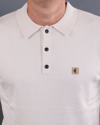 Gabicci Vintage Jackson Polo Creme