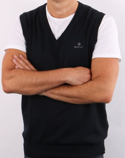 Gant Tanktop mit V-Ausschnitt, Marineblau