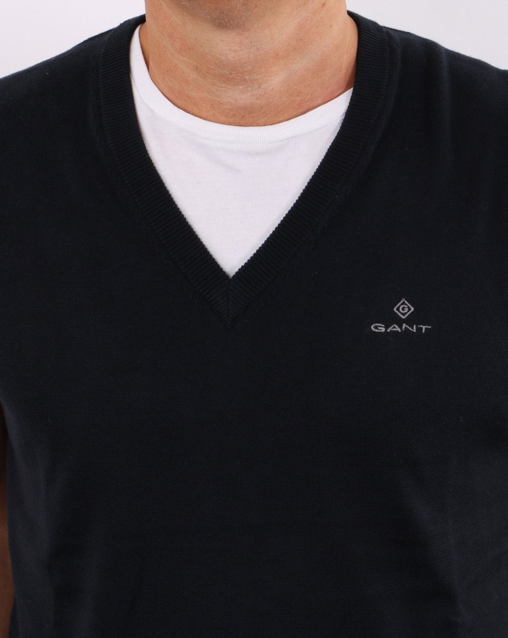 Gant Tanktop mit V-Ausschnitt, Marineblau
