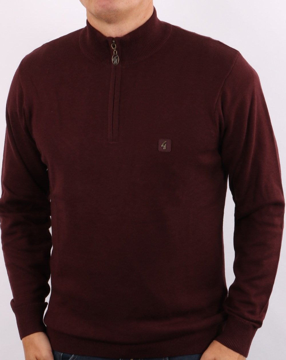 Gabicci Vintage Quarter Zip Port