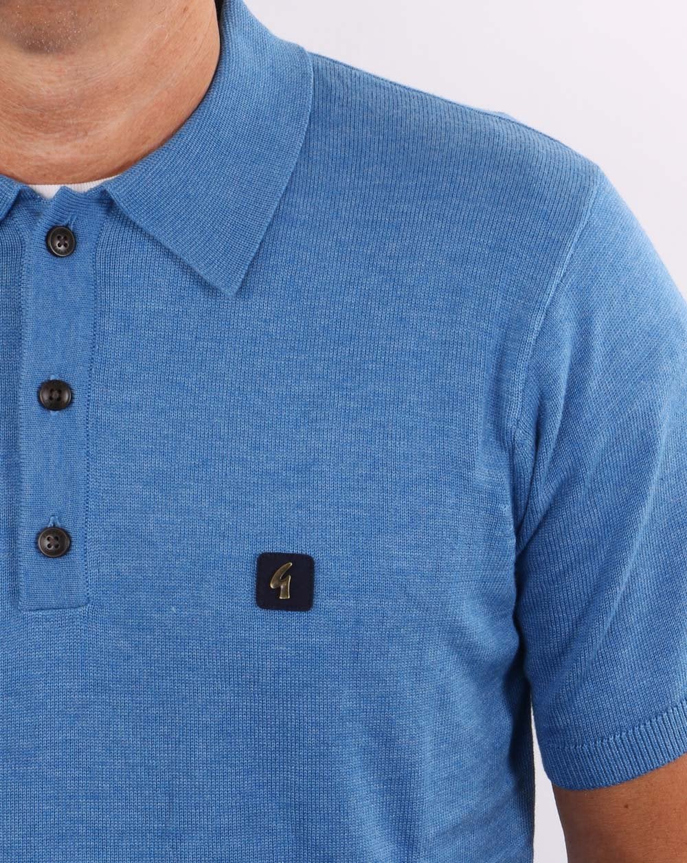Gabicci Vintage Jackson Polo Jasper Blue