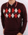 Gabicci Vintage Diamond Knitted Polo Port