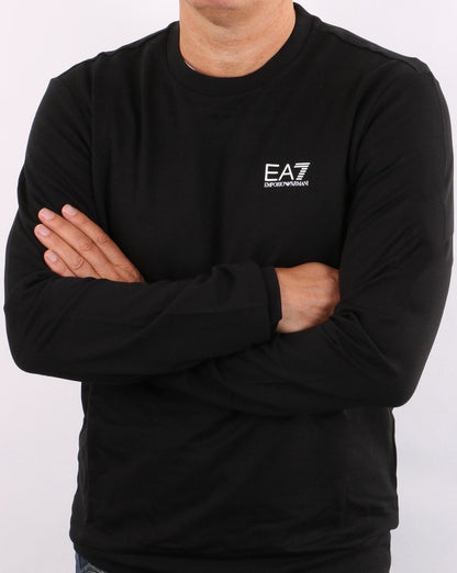 Emporio Armani EA7 Sweatshirt Schwarz/Weiß