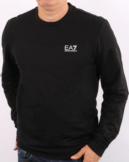 Emporio Armani EA7 Sweatshirt Schwarz/Weiß