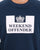 Weekend Offender Pentitentiary Crew Sweatshirt Blue Steel