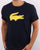 Lacoste Sport Logo T-shirt Navy Blue/Yellow