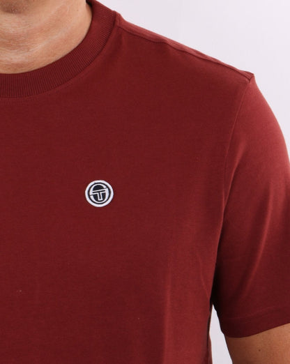 Sergio Tacchini T-Shirt Weinrot