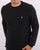 Lyle & Scott Crew Neck Lambswool Blend Jumper Charcoal Marl