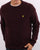 Lyle & Scott Crew Neck Lambswool Knit Burgundy