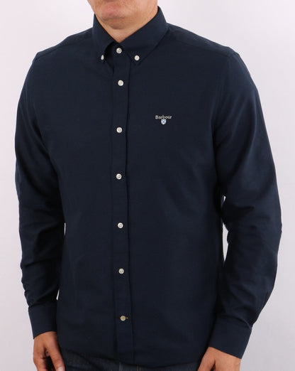 Barbour Oxford Hemd Marineblau