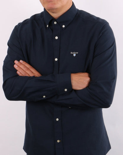 Barbour Oxford Hemd Marineblau