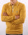 Gabicci Vintage Lineker Long Sleeve Knitted Polo Dijon