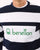 Benetton Striped Sweatshirt Navy/white