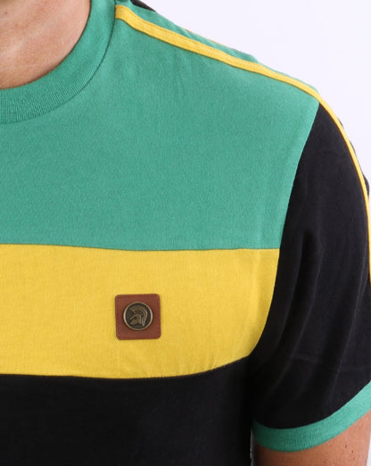 Trojan – T-Shirt mit Farbblockdesign in Jamaika