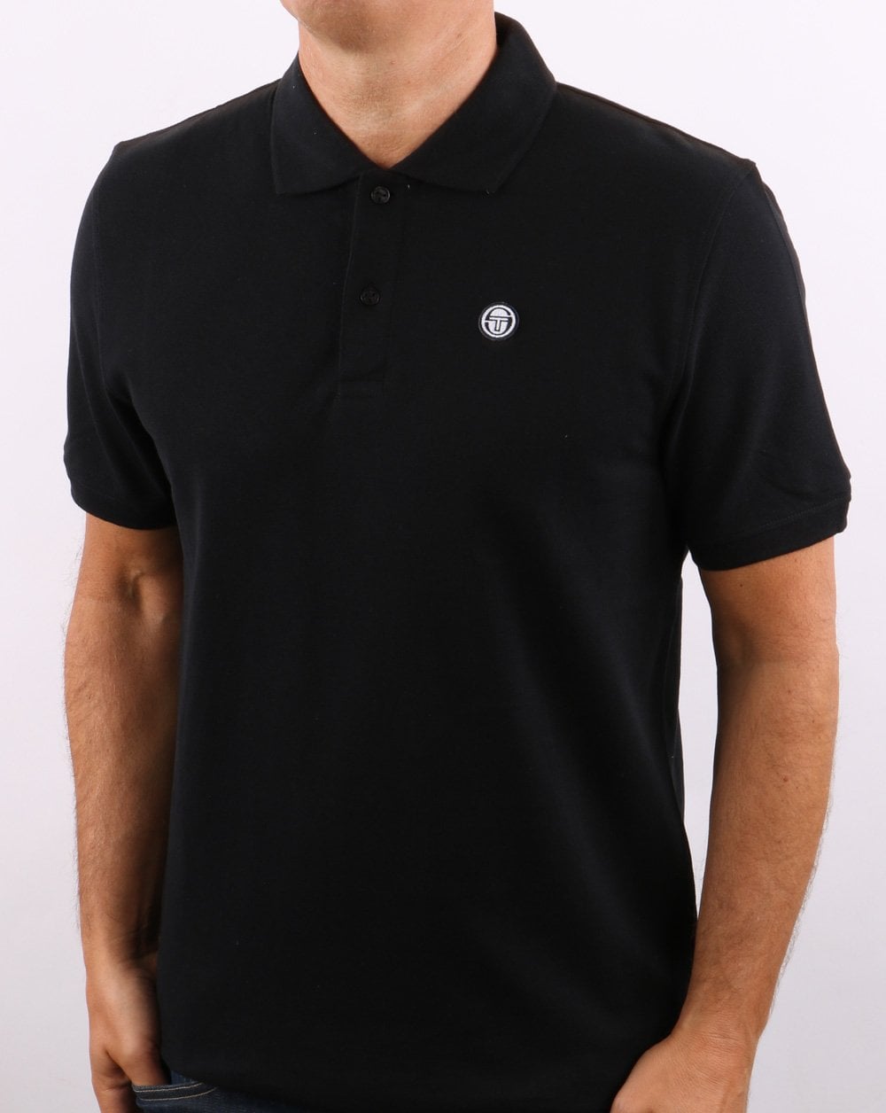 Sergio Tacchini Corso Poloshirt Schwarz