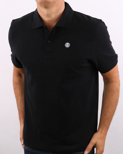 Sergio Tacchini Corso Poloshirt Schwarz