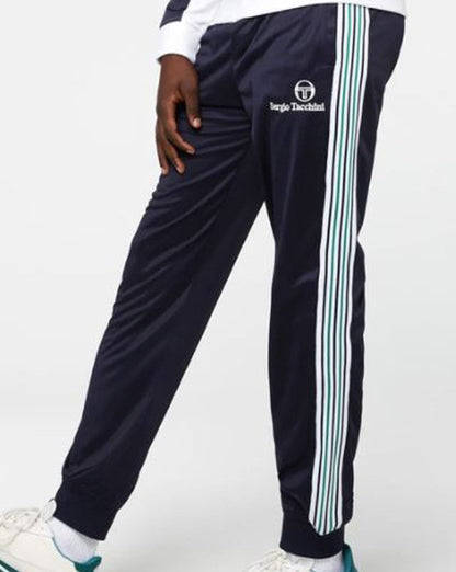 Sergio Tacchini Wilander Trainingshose Marineblau/Weiß/Grün