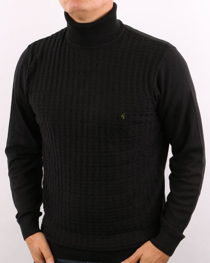 Gabicci Vintage Pacino Rollkragen Schwarz