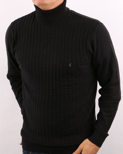 Gabicci Vintage Pacino Rollkragen Schwarz
