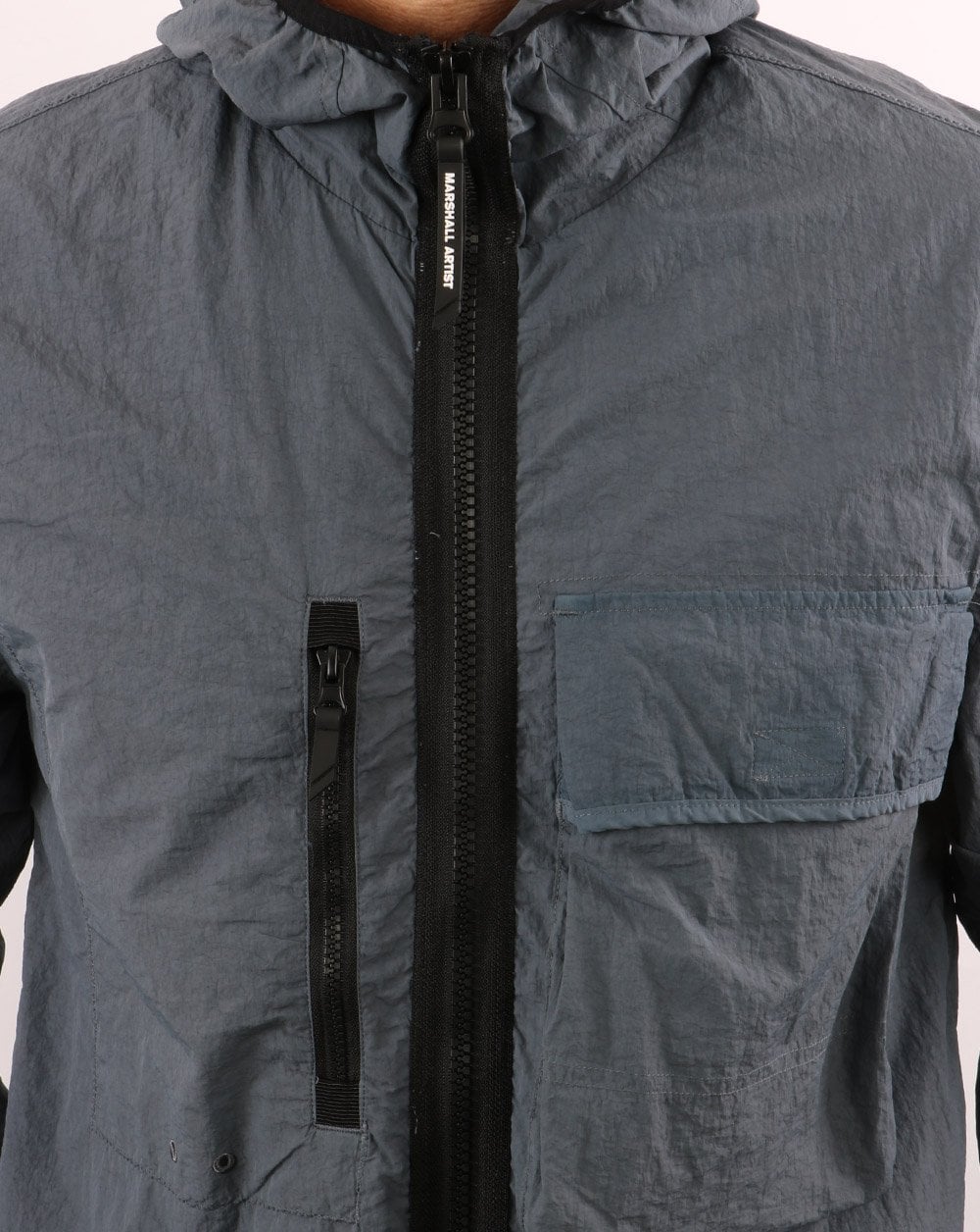 Marshall Artist Kapuzen-Overshirt Graphit