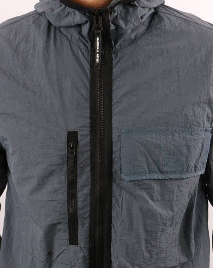 Marshall Artist Kapuzen-Overshirt Graphit