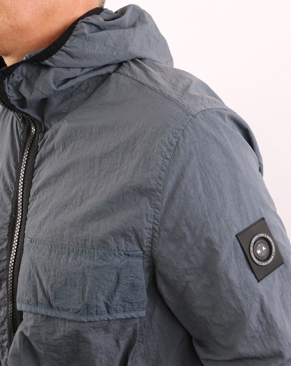 Marshall Artist Kapuzen-Overshirt Graphit