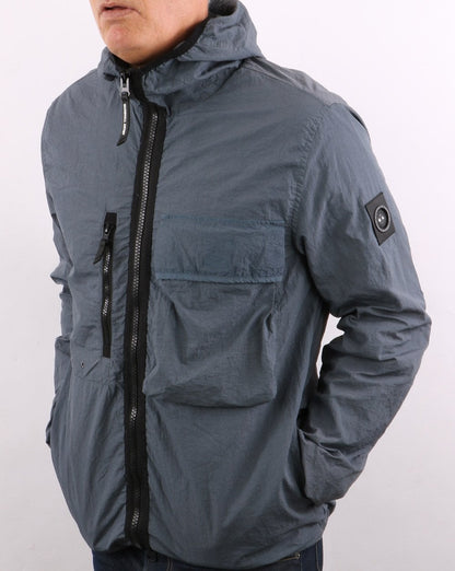 Marshall Artist Kapuzen-Overshirt Graphit